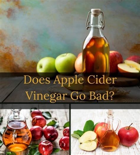 how to tell if apple cider vinegar is bad.